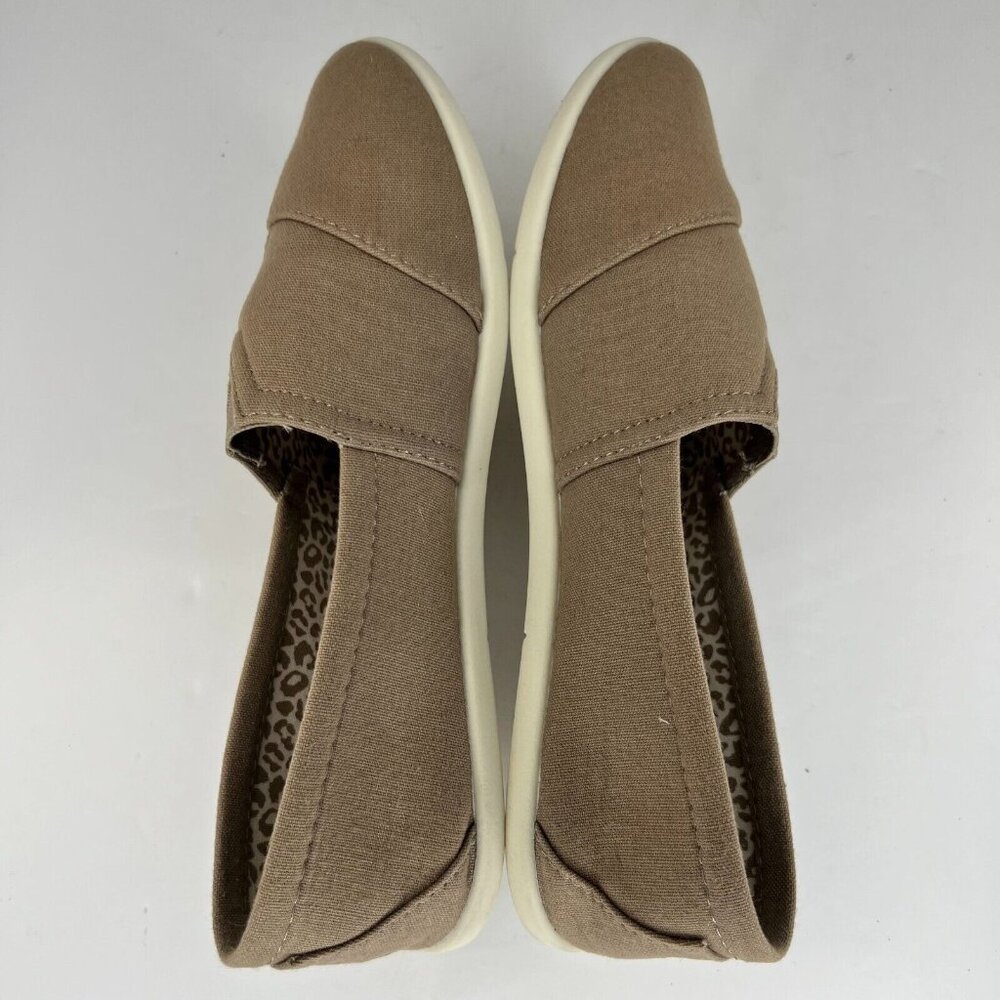 Faded Glory Womens Tan Basic Aline Casual Lightweight Flats Size 9 Slip-On Shoes - Picture 6 of 9